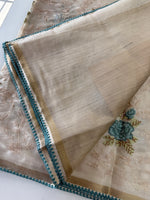 Chanderi Organza Blended Saree/ 1310