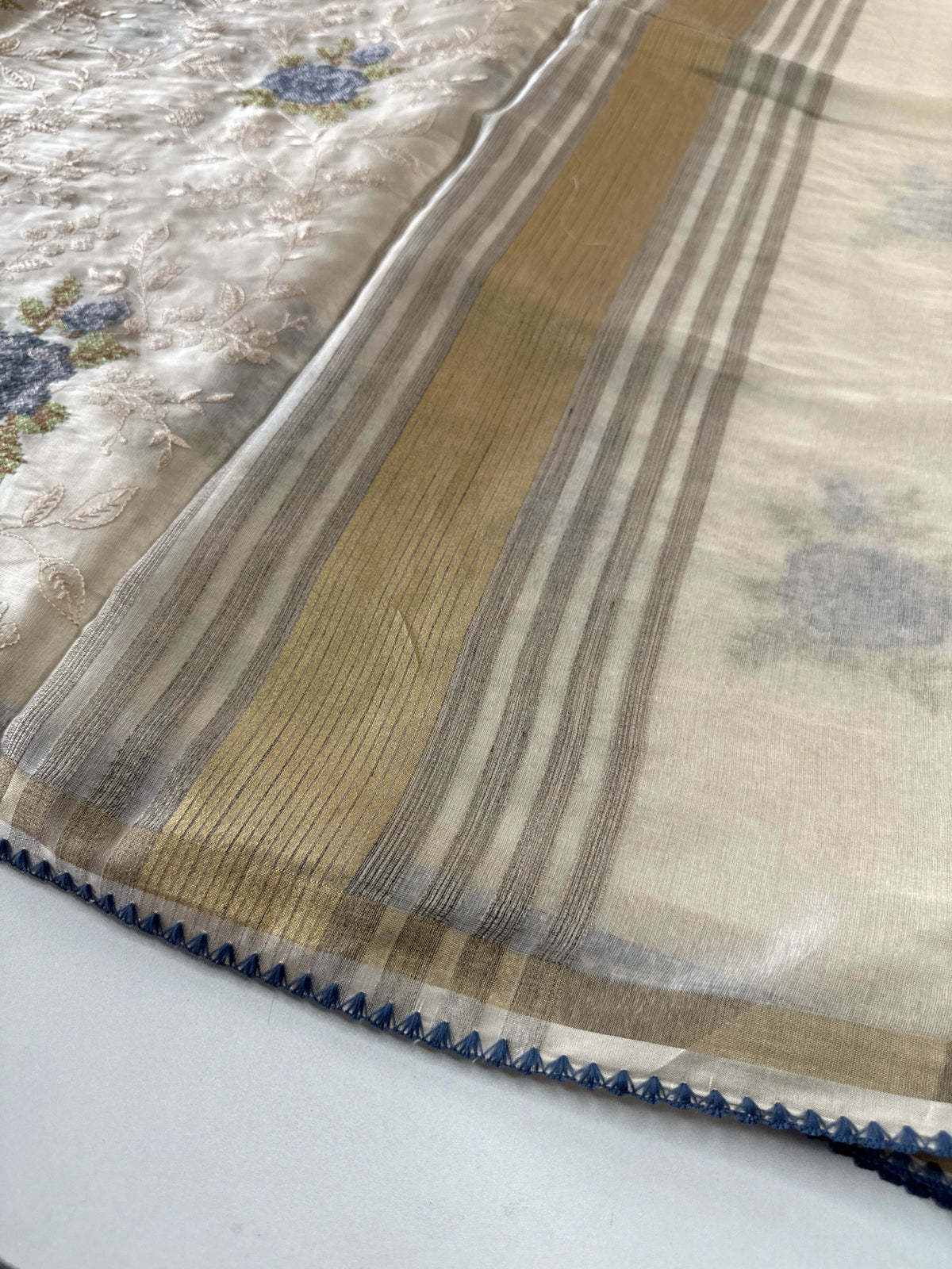 Chanderi Organza Blended Saree/ 1310