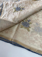 Chanderi Organza Blended Saree/ 1310