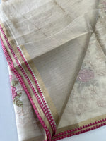 Chanderi Organza Blended Saree/ 1310