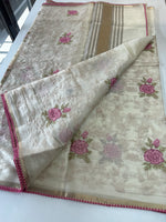 Chanderi Organza Blended Saree/ 1310