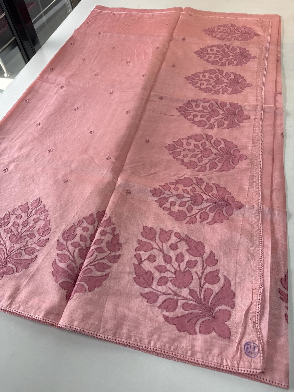 Slub Silk Saree/ 8004