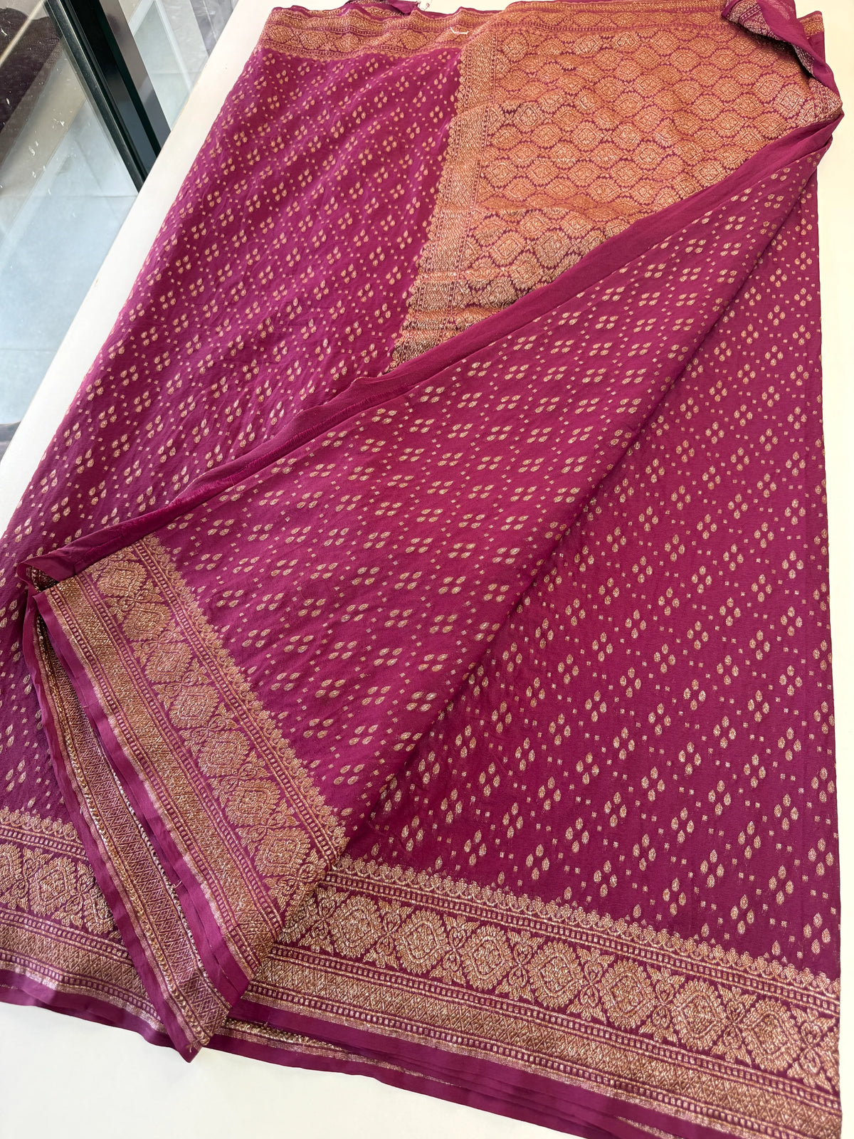 Georgette Banarasi Saree/ 11MC /A