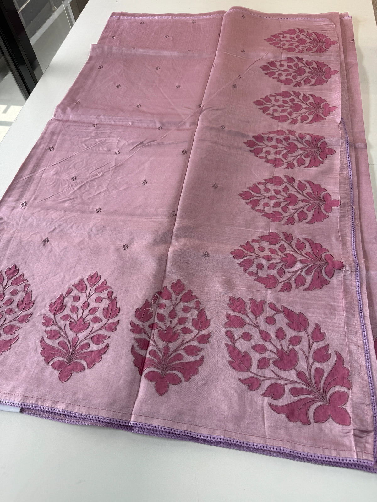 Slub Silk Saree/ 8004