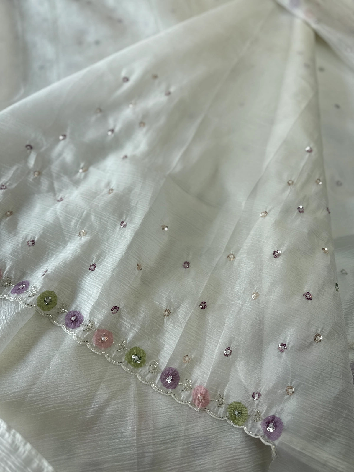 Crushed Organza Saree/ HW161