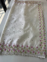 Crushed Organza Saree/ HW161
