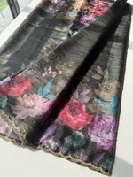 Crushed crape floral / A172