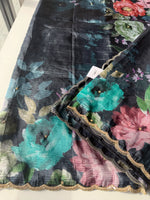 Crushed crape floral / A172