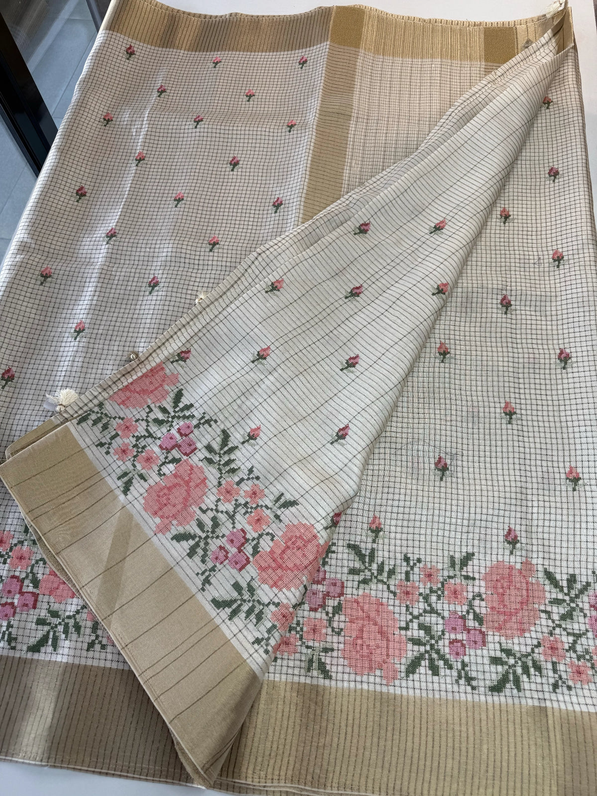 Soft semi Tussar saree/ 1681