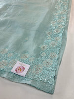 Crushed crape saree/ AM110