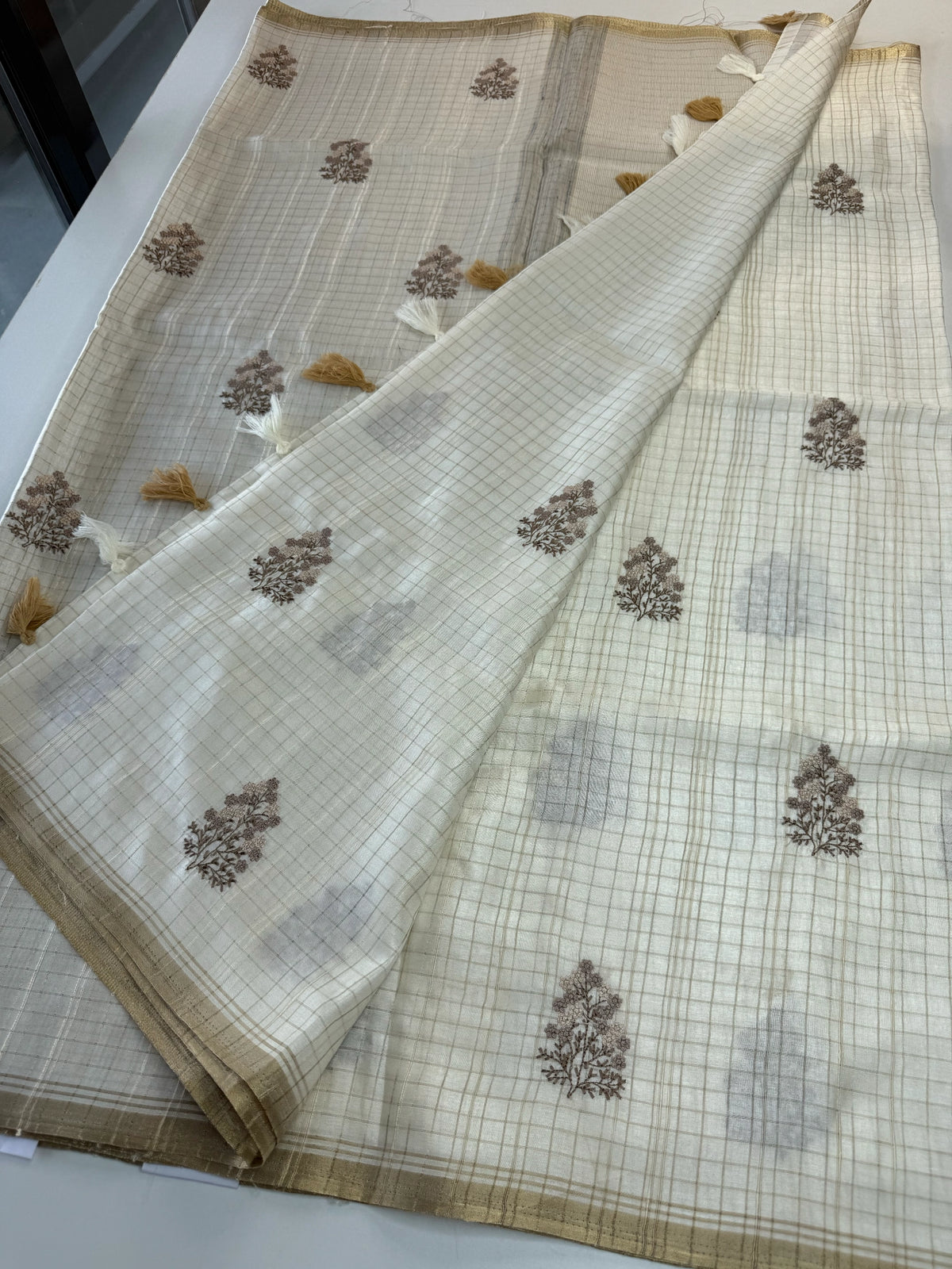 Soft semi Tussar silk Saree/ 164A