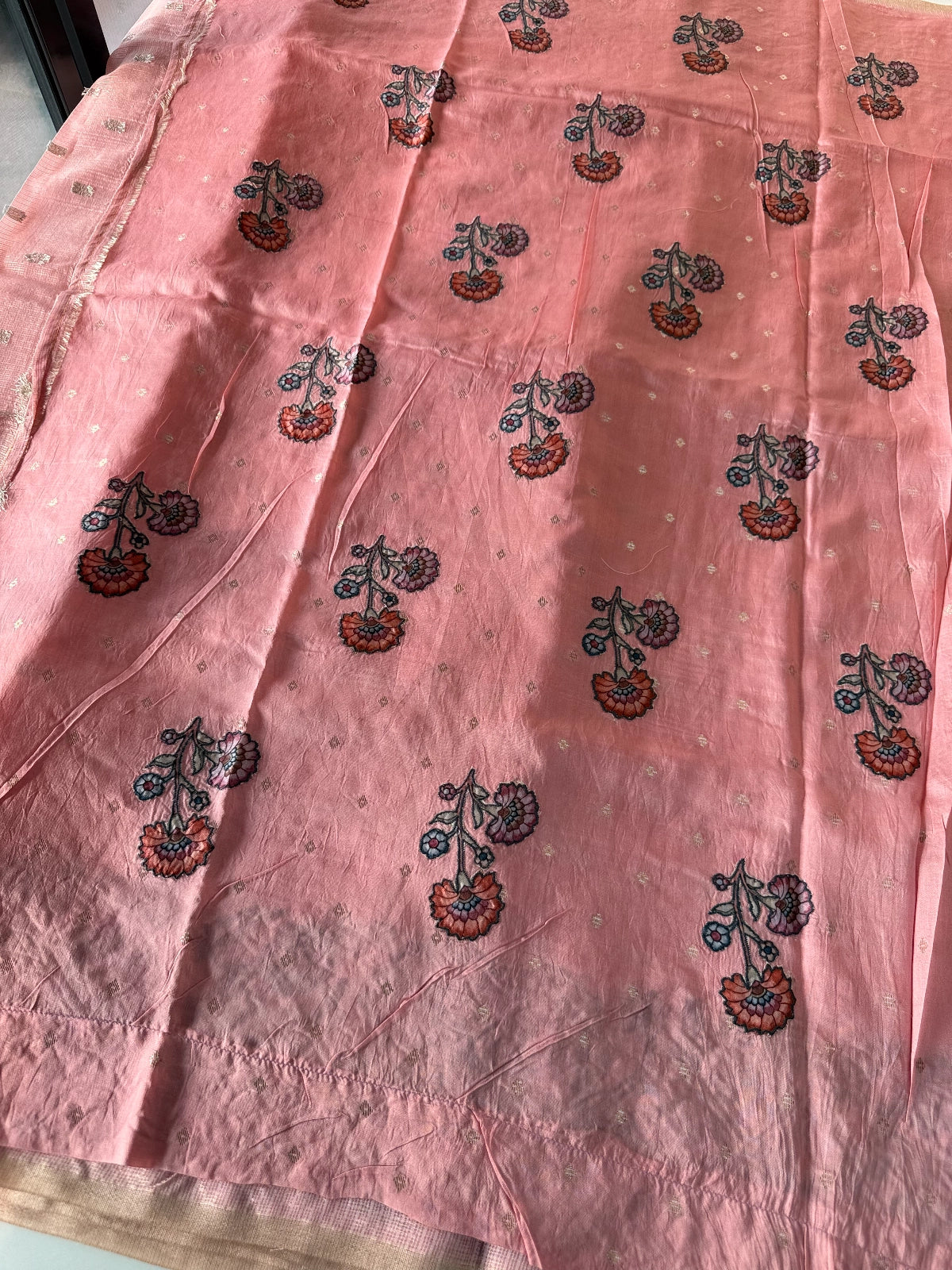Banarasi weaved silky kotta saree/ AWS11