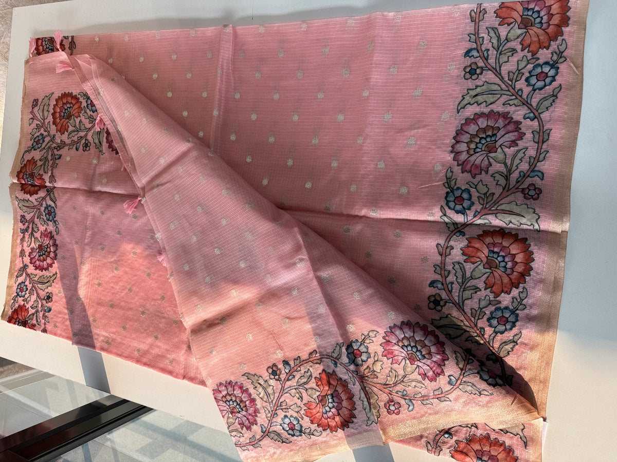 Banarasi weaved silky kotta saree/ AWS11