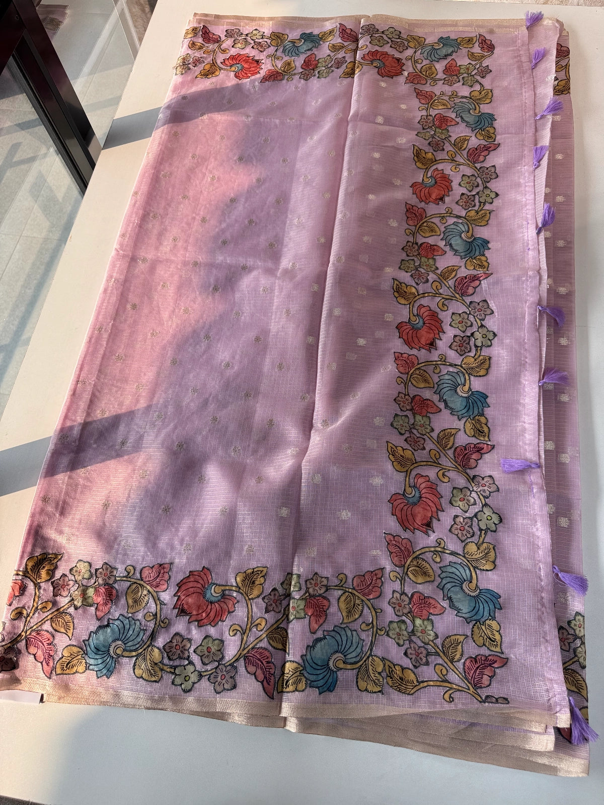 Banarasi weaved silky kotta saree/ AWS11