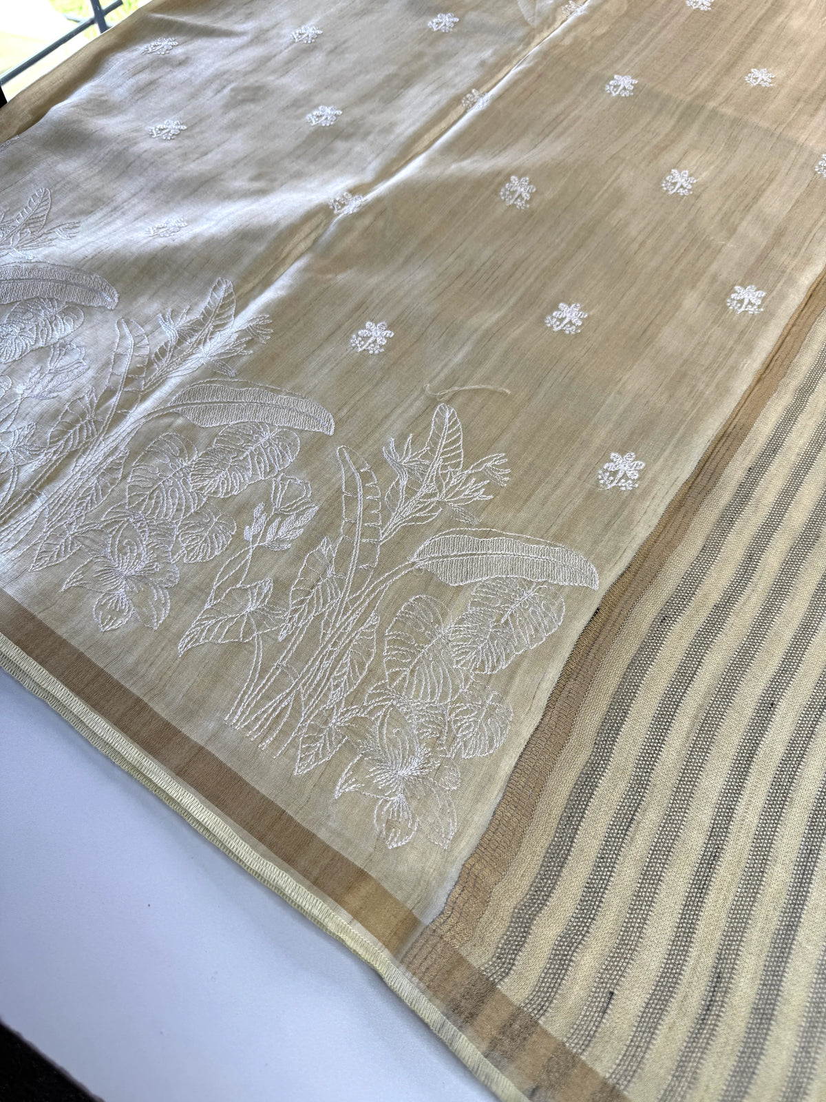 Semi Tussar saree/ FGD614