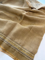 Linen tissue saree / SG79S