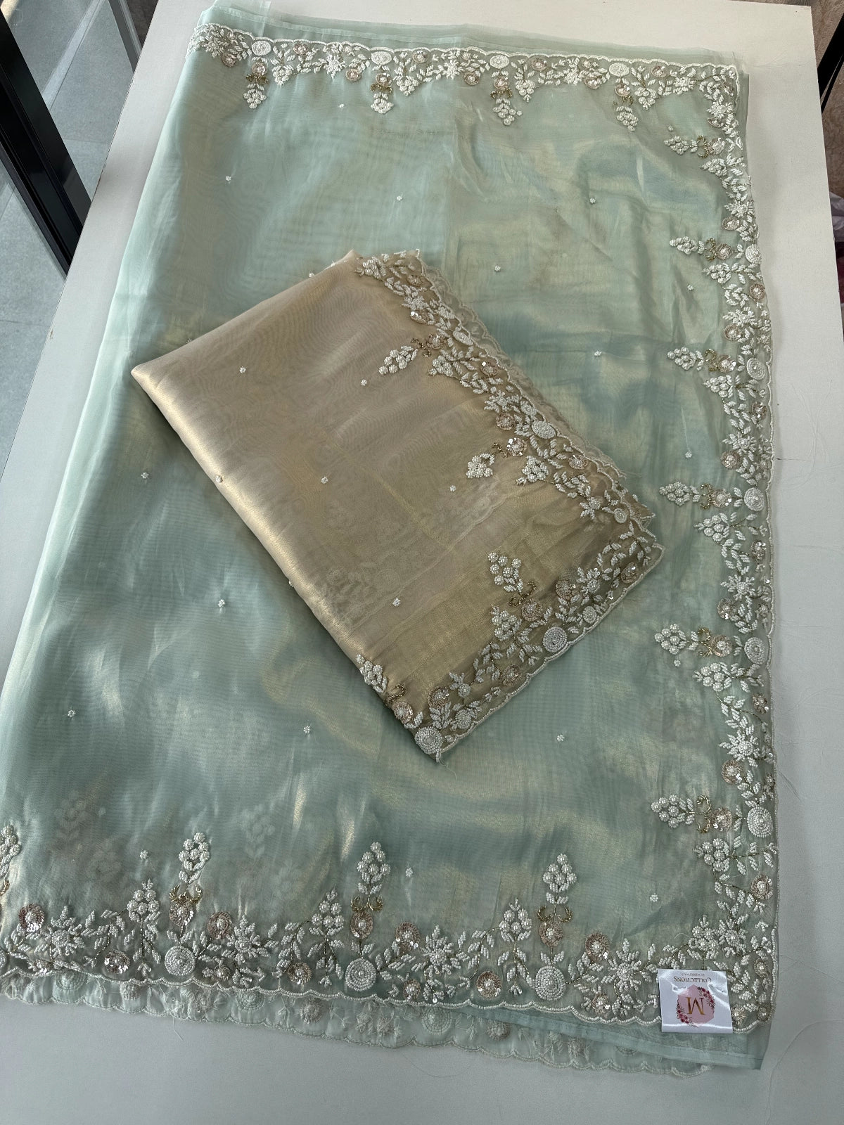 Tissue Organza Saree/ SA001