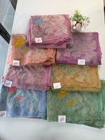 Glass Organza Saree/4435