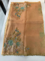 Glass Organza Saree/4435