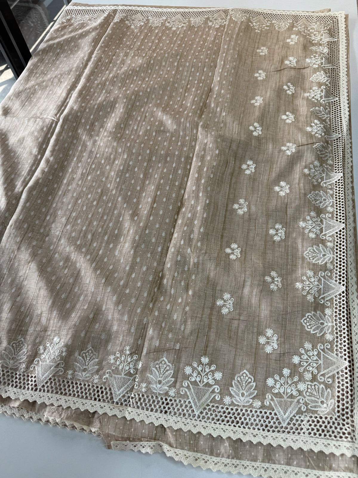 Soft semi Tussar Saree/ 1344