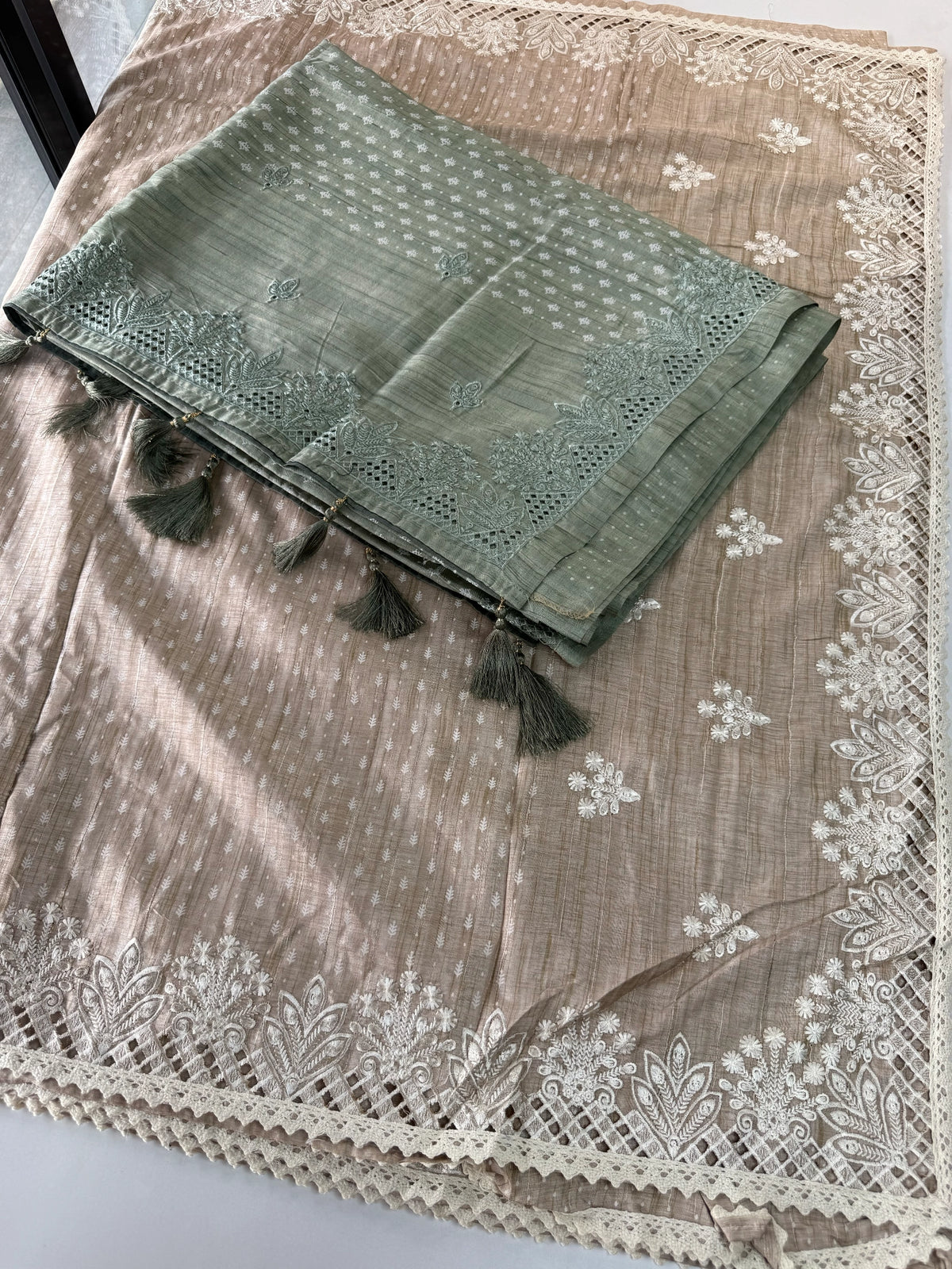 Soft semi Tussar saree/ 1345