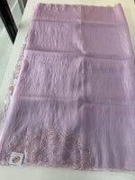 Korean Organza Saree/ 4154