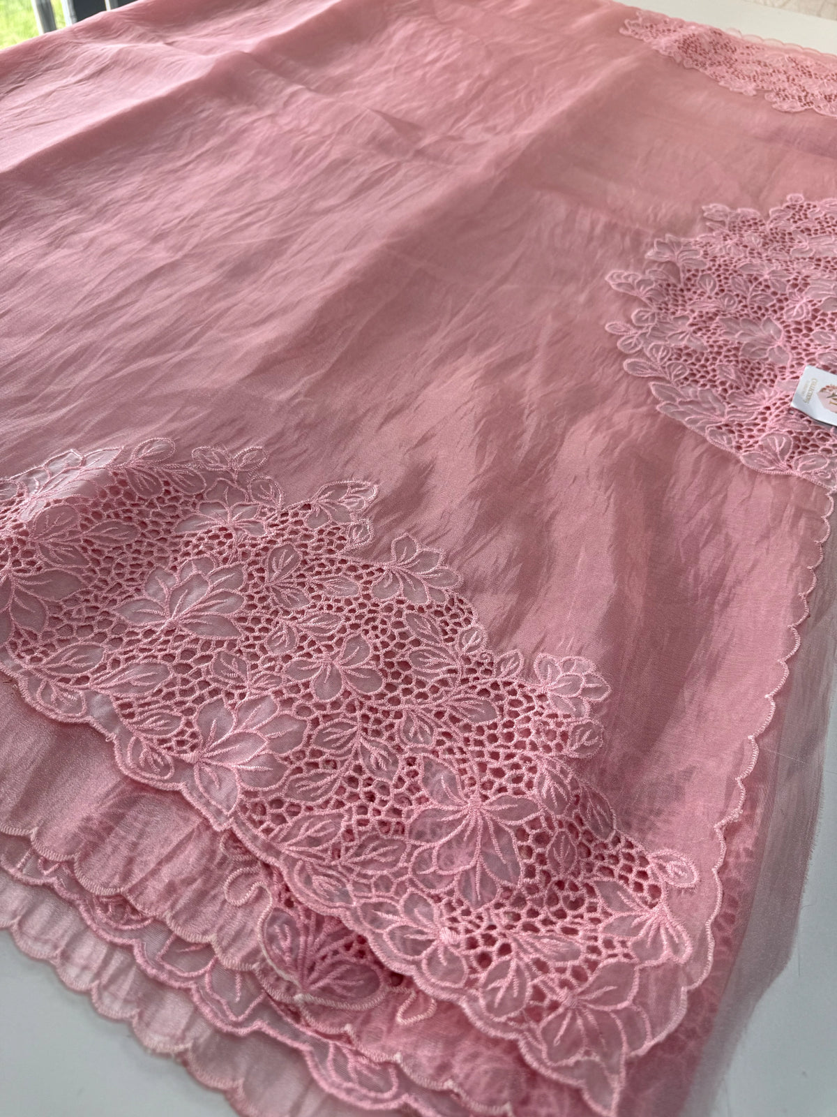 Korean Organza Saree/ 4154