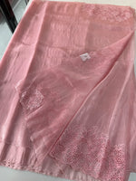 Korean Organza Saree/ 4154