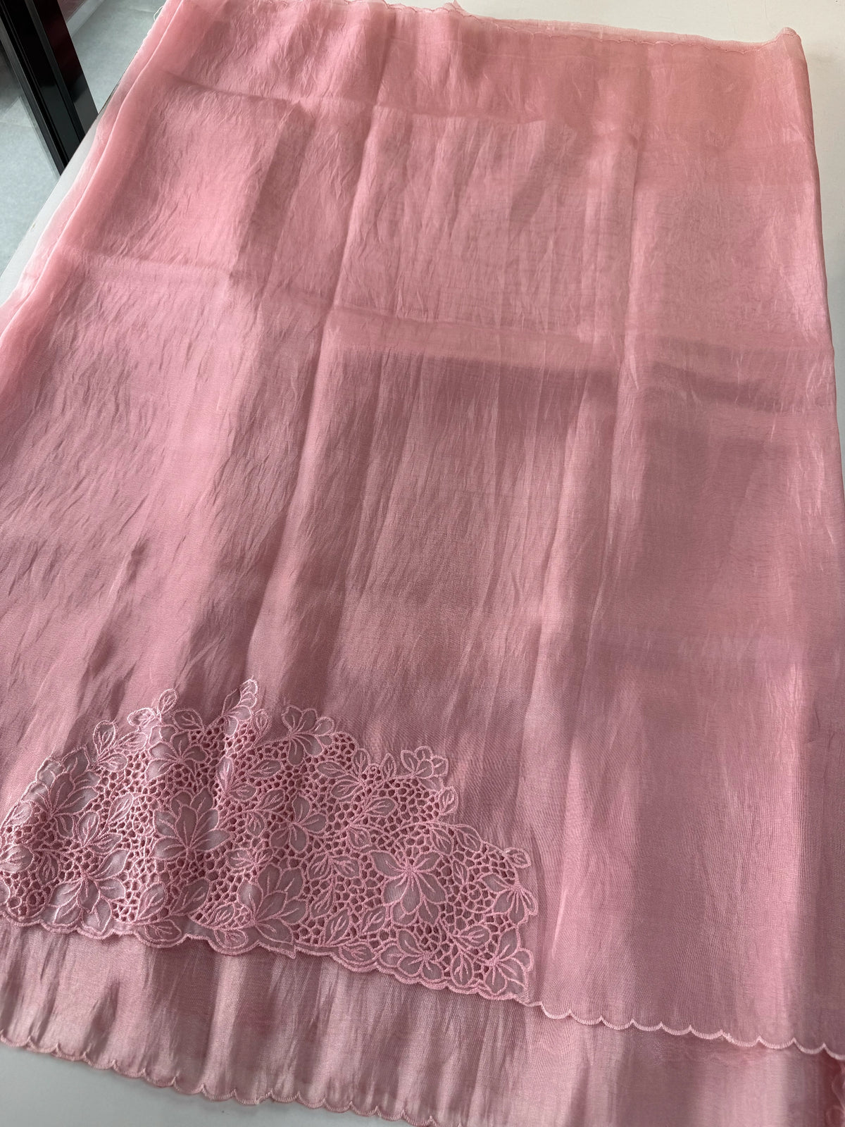 Korean Organza Saree/ 4154