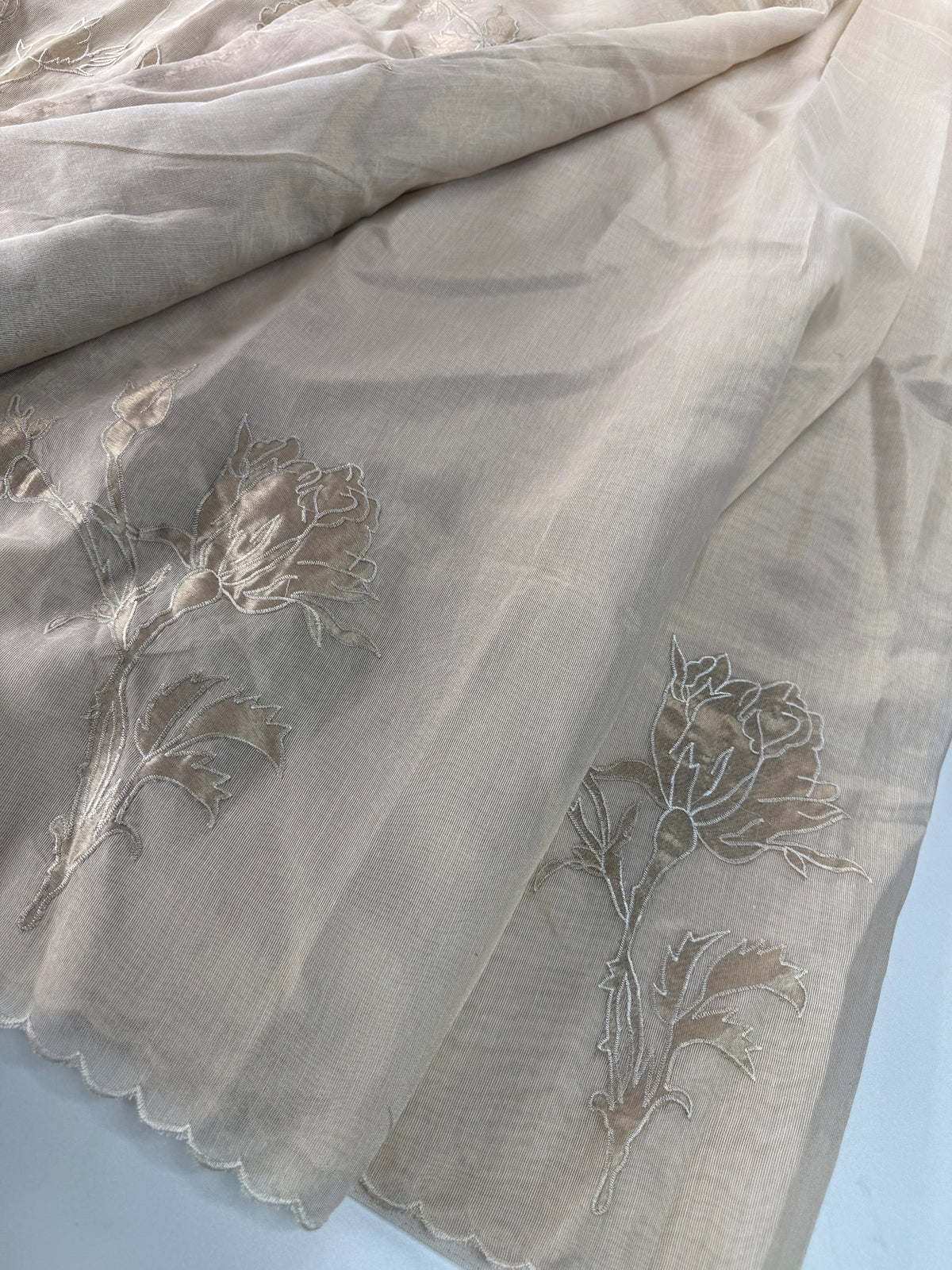Chanderi Tissue blended Saree/ AWS16