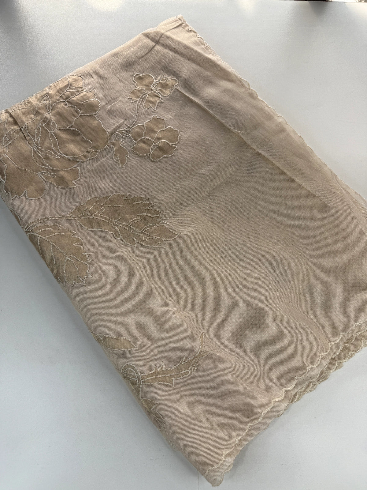 Chanderi Tissue blended Saree/ AWS16
