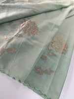 Chanderi Tissue Blended Saree/ AWS17
