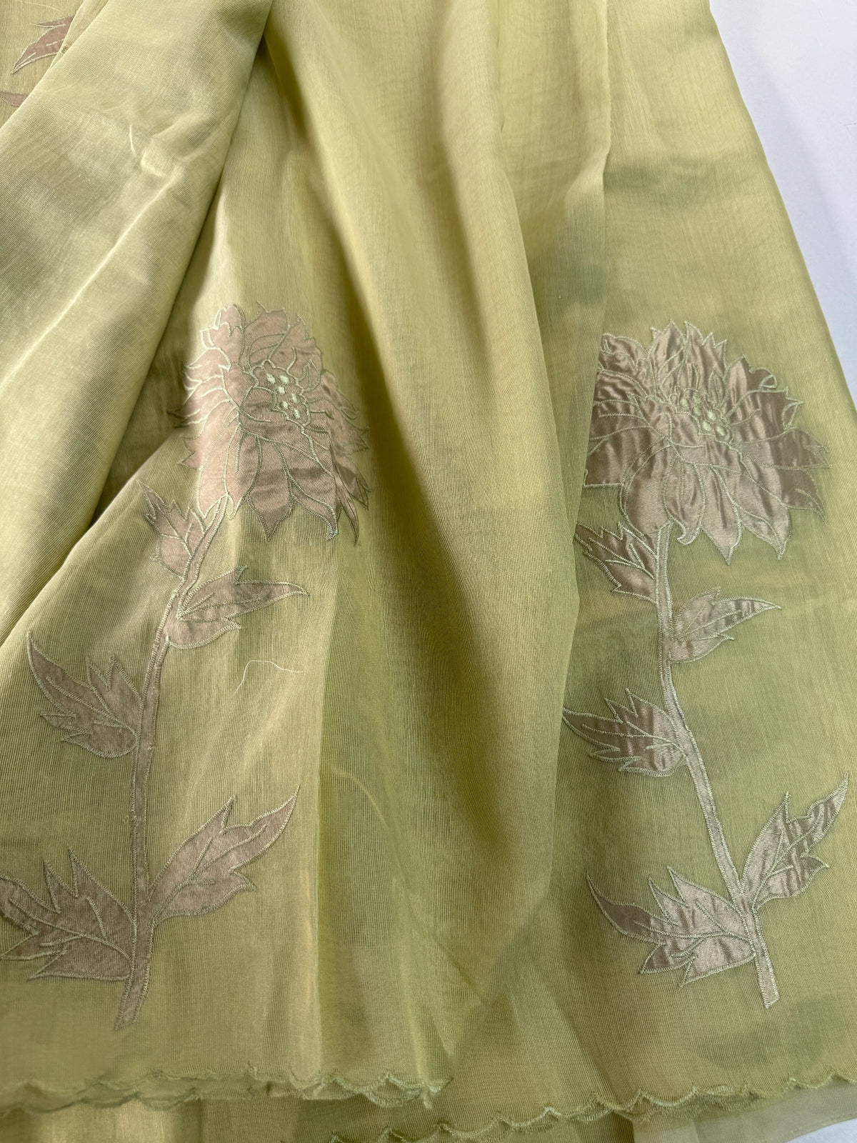 Chanderi Tissue Blended Saree/ AWS17