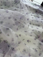 Glass Organza Saree/ 15409