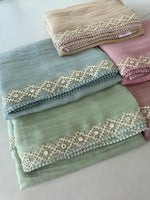 Shimmer crushed georgette /D14932