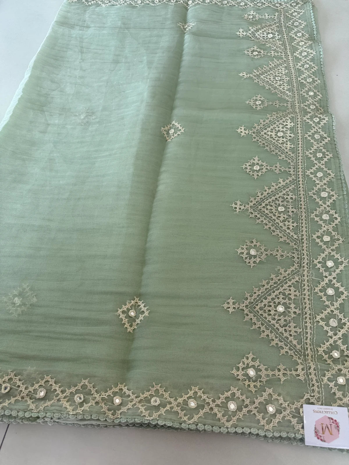 Shimmer crushed georgette /D14932