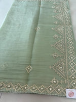 Shimmer crushed georgette /D14932