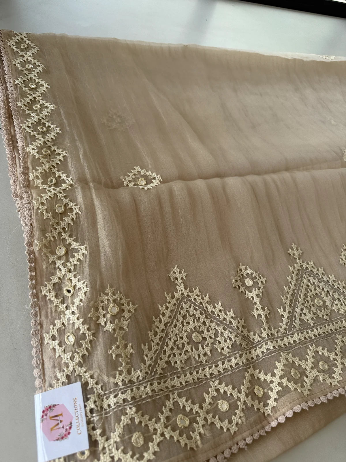 Shimmer crushed georgette /D14932