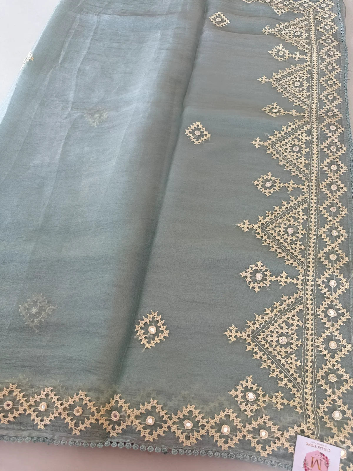 Shimmer crushed georgette /D14932