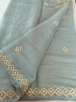 Shimmer crushed georgette /D14932