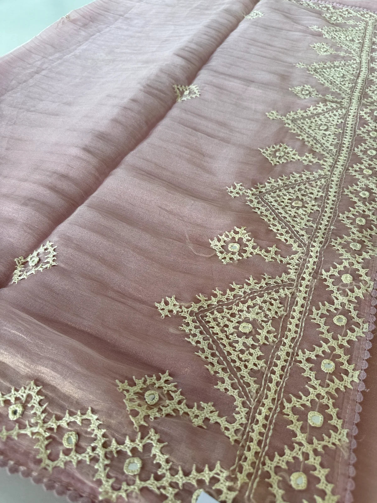 Shimmer crushed georgette /D14932