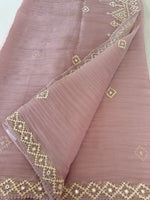 Shimmer crushed georgette /D14932