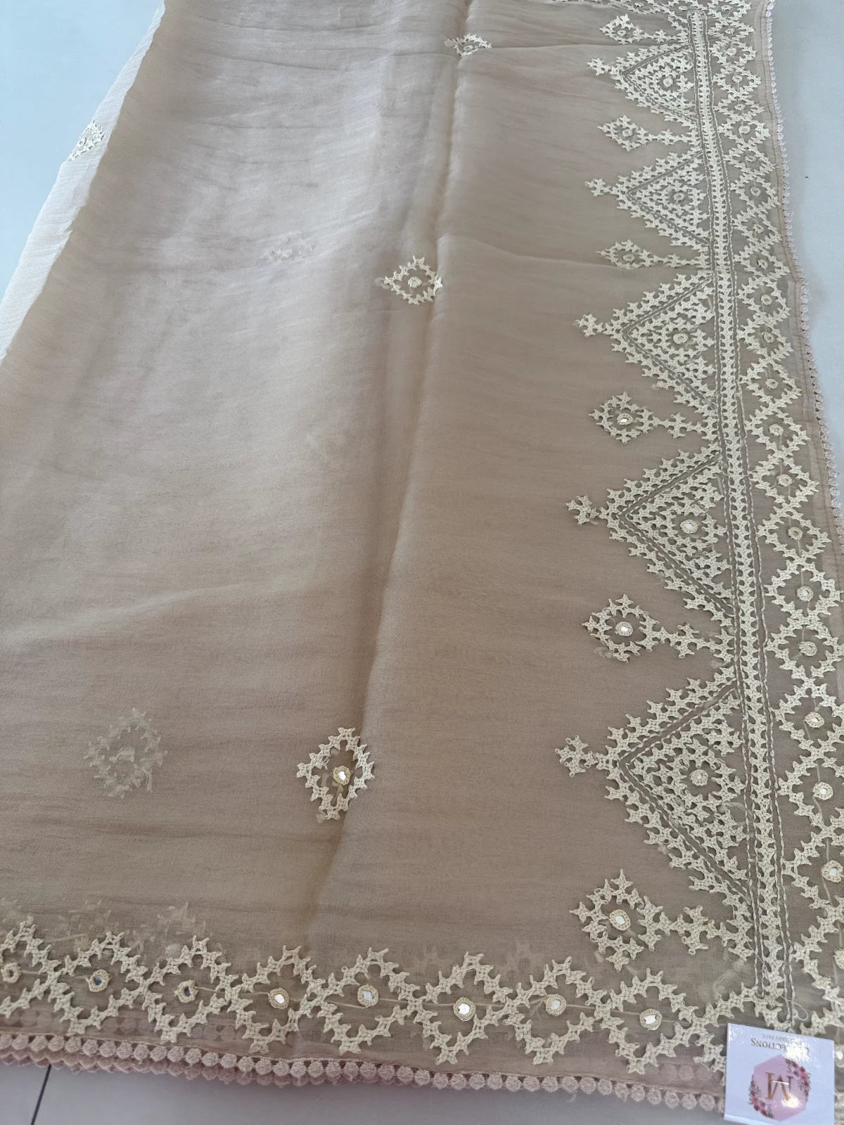 Shimmer crushed georgette /D14932