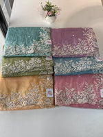 Crushed Crape Saree / MK01