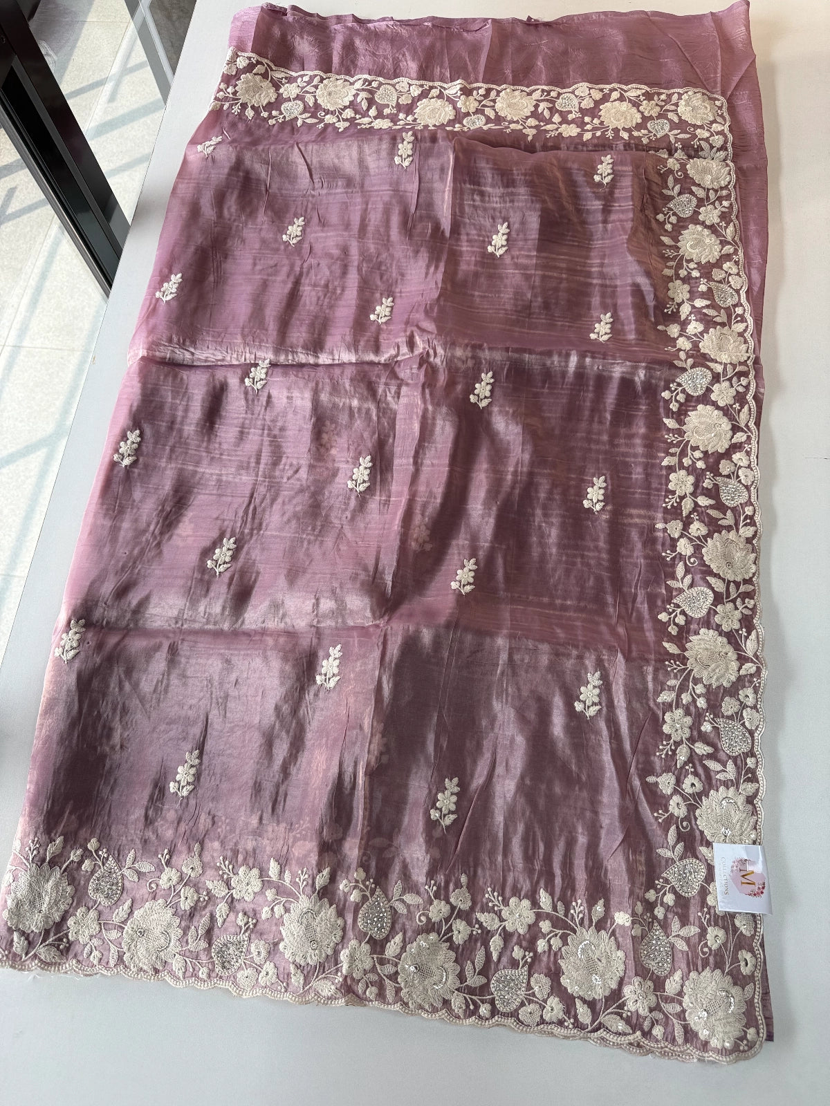 Crushed Organza Saree / MK01