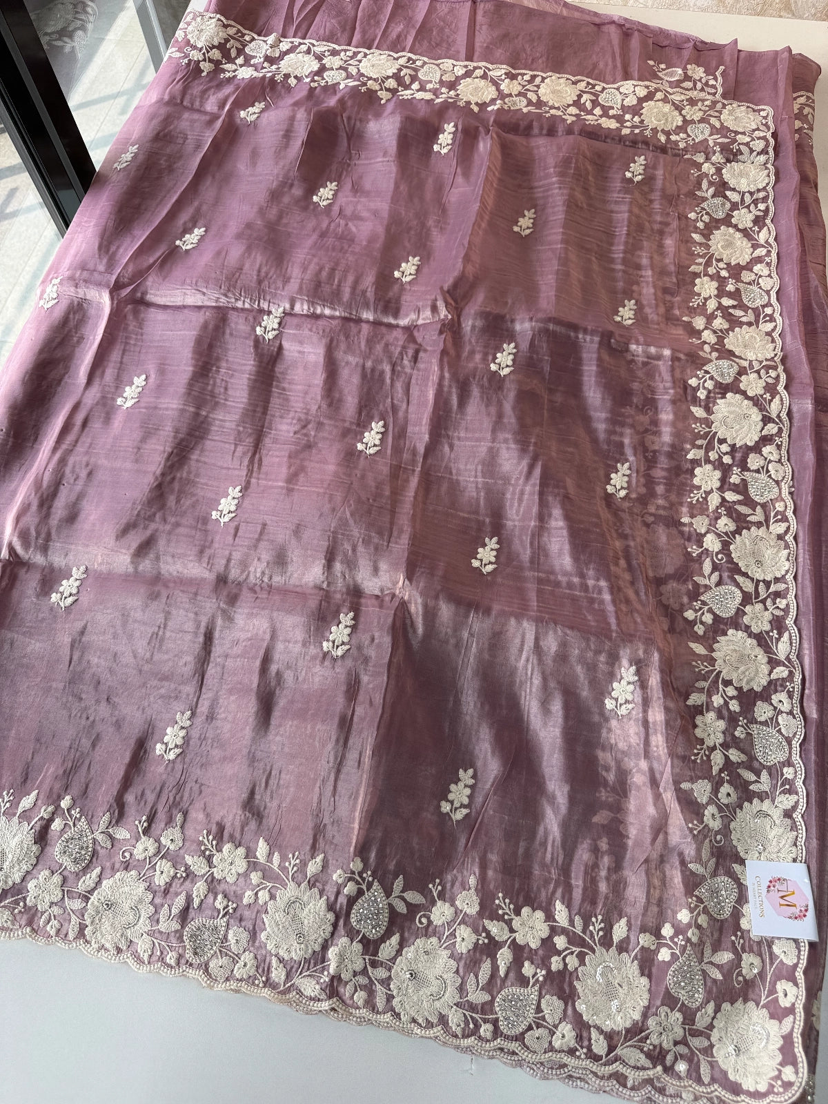Crushed Organza Saree / MK01