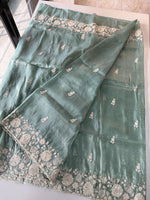 Crushed Organza Saree / MK01