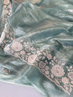 Crushed Organza Saree / MK01