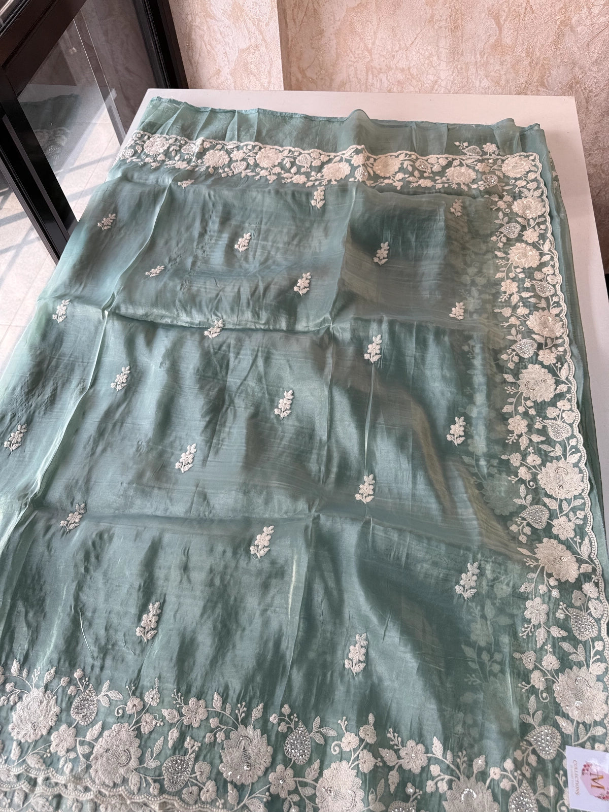 Crushed Organza Saree / MK01