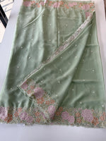 Georgette Saree/ CW325